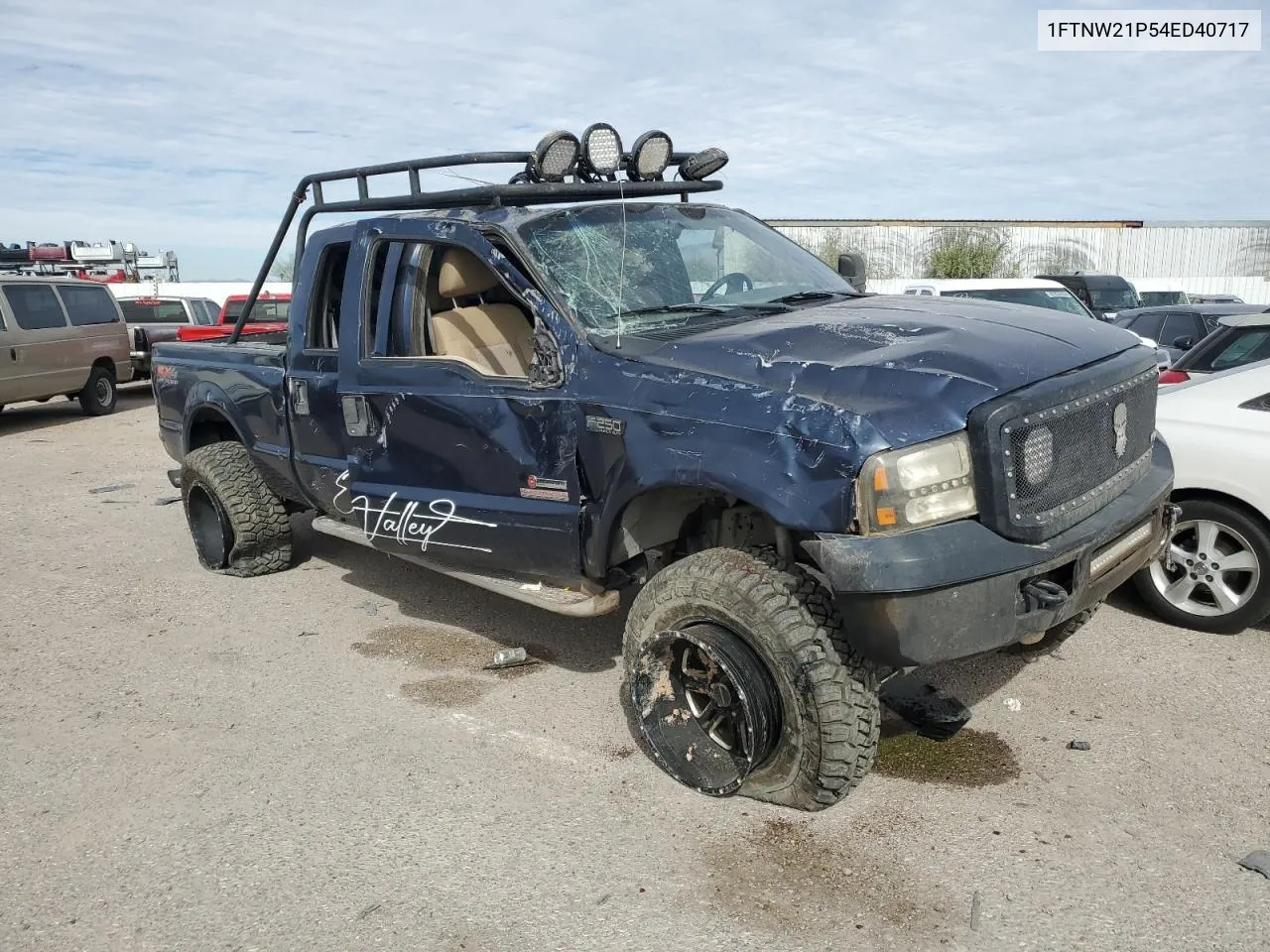 2004 Ford F250 Super Duty VIN: 1FTNW21P54ED40717 Lot: 79713094