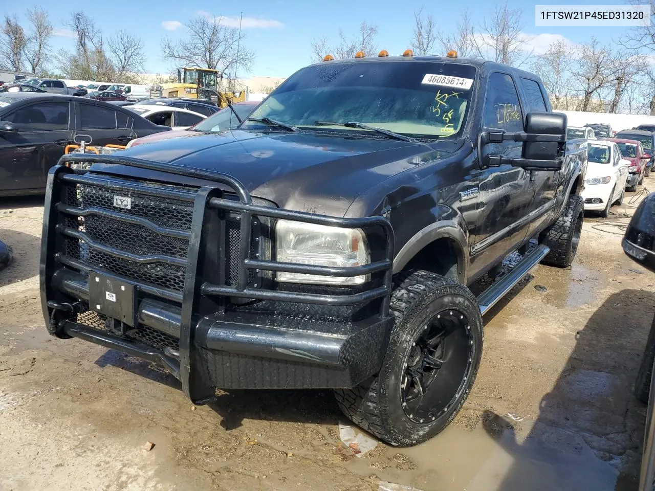 2005 Ford F250 Super Duty VIN: 1FTSW21P45ED31320 Lot: 46085614