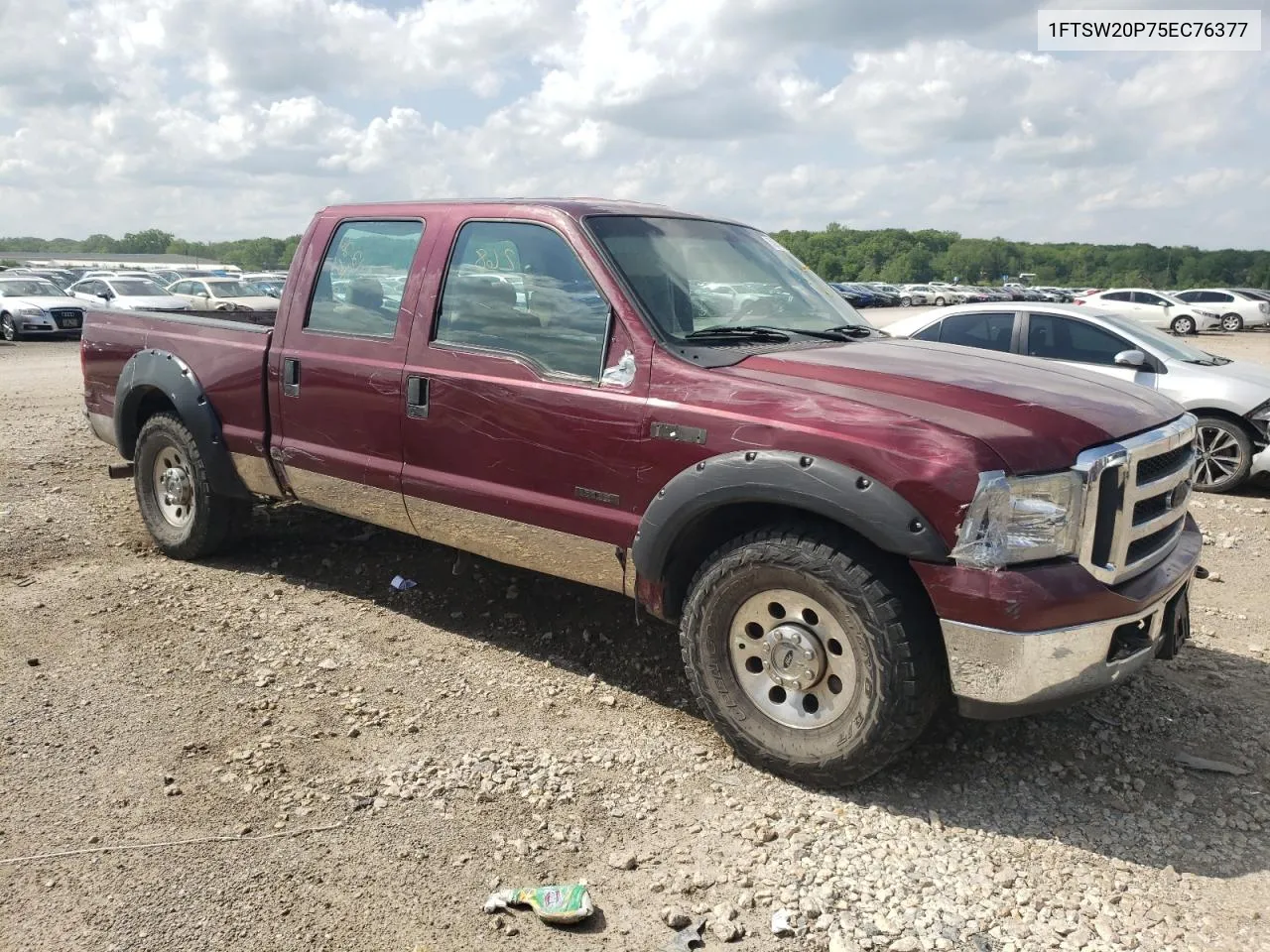 2005 Ford F250 Super Duty VIN: 1FTSW20P75EC76377 Lot: 53994404