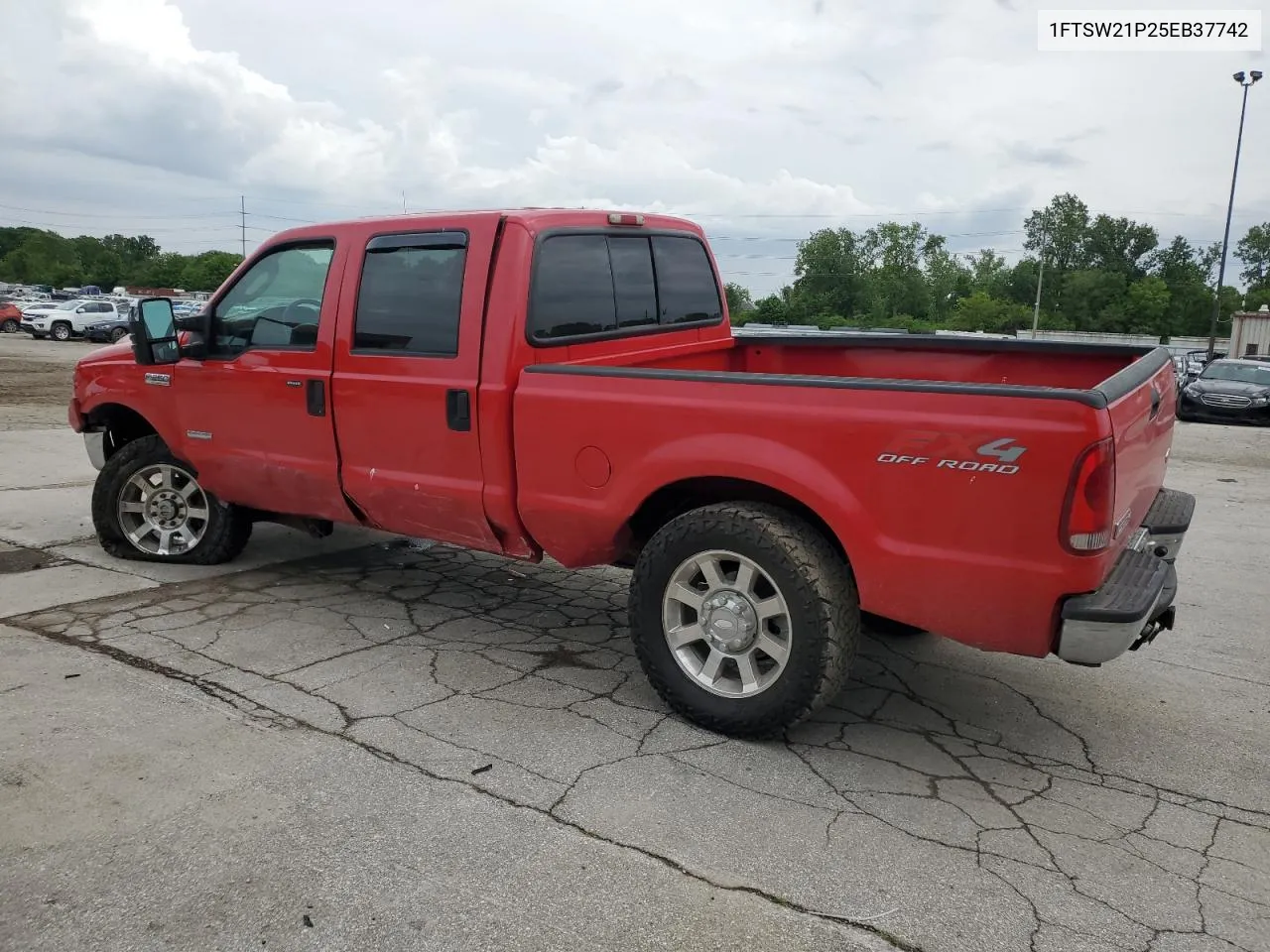 2005 Ford F250 Super Duty VIN: 1FTSW21P25EB37742 Lot: 57307594