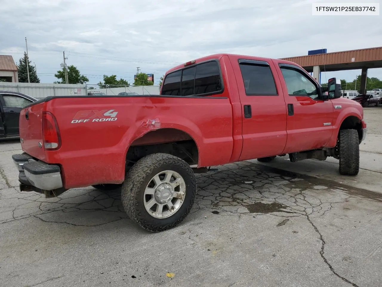 2005 Ford F250 Super Duty VIN: 1FTSW21P25EB37742 Lot: 57307594