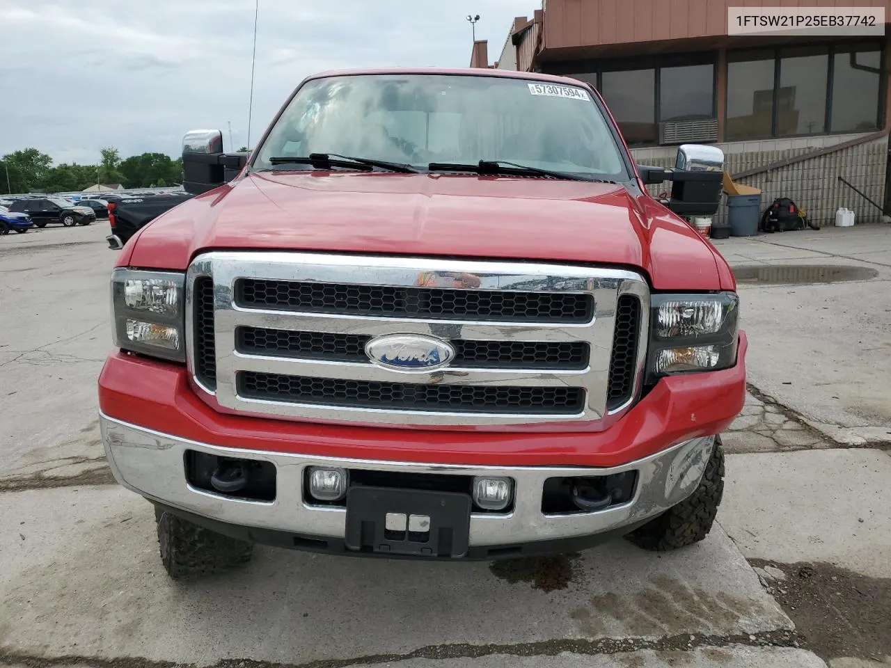 2005 Ford F250 Super Duty VIN: 1FTSW21P25EB37742 Lot: 57307594