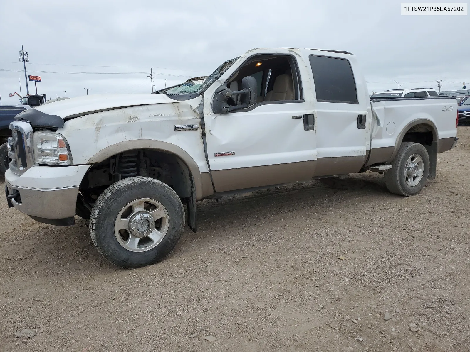 2005 Ford F250 Super Duty VIN: 1FTSW21P85EA57202 Lot: 65991754