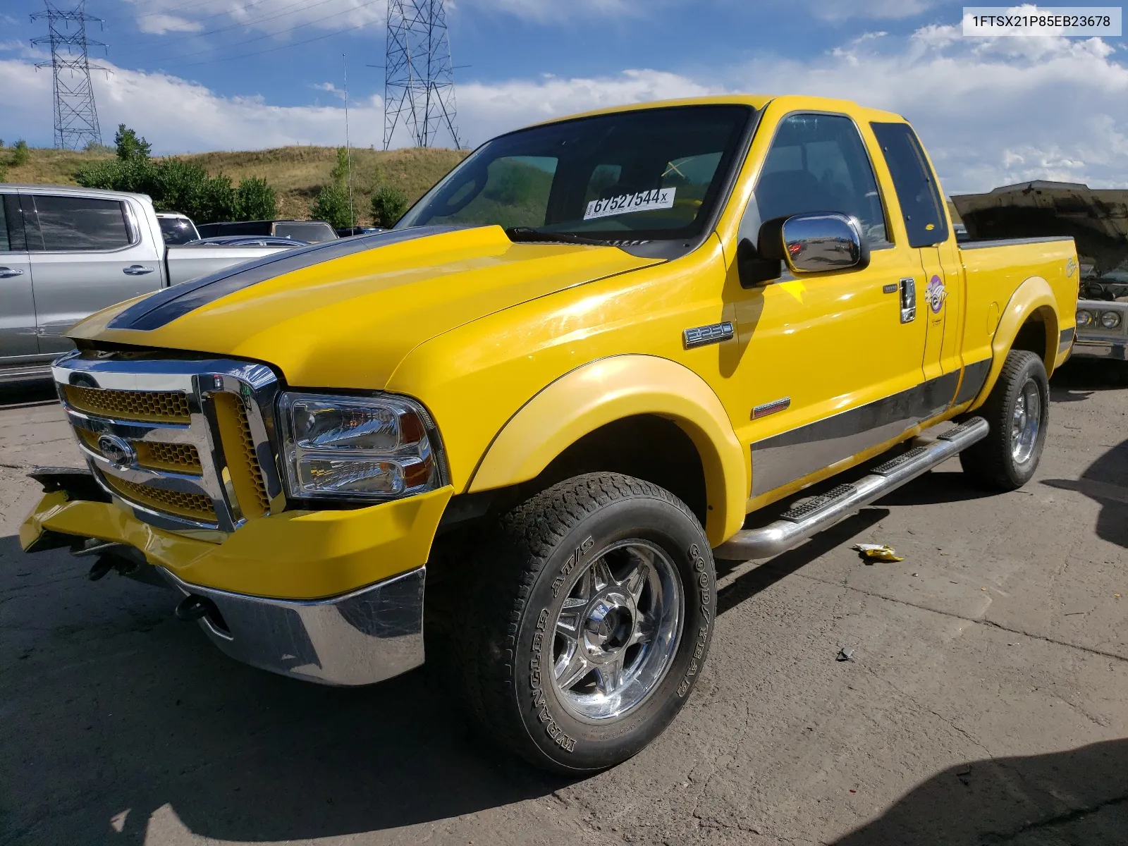 2005 Ford F250 Super Duty VIN: 1FTSX21P85EB23678 Lot: 67527544