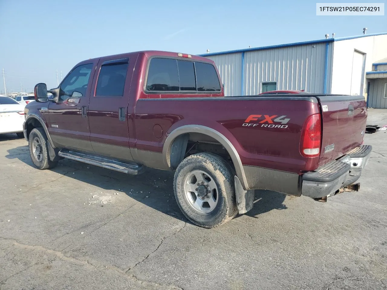 2005 Ford F250 Super Duty VIN: 1FTSW21P05EC74291 Lot: 68550104