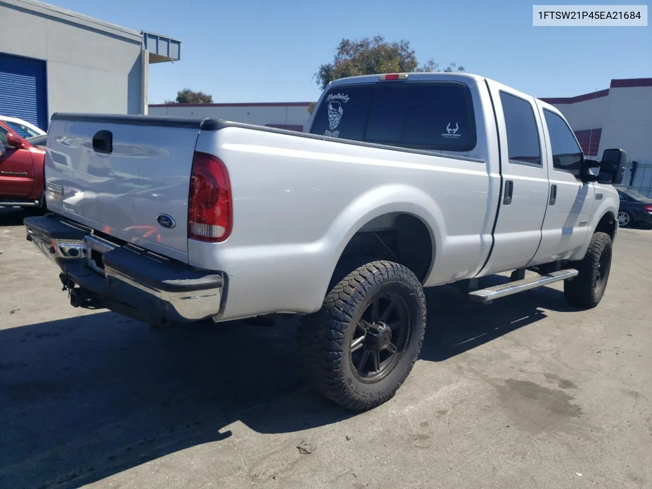 2005 Ford F250 Super Duty VIN: 1FTSW21P45EA21684 Lot: 69861054