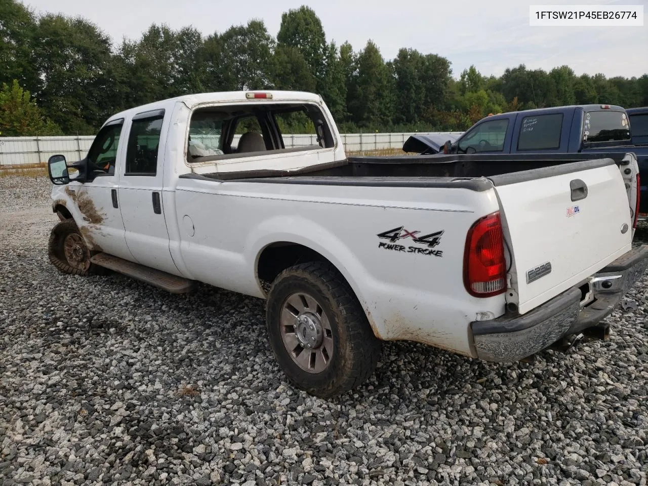 2005 Ford F250 Super Duty VIN: 1FTSW21P45EB26774 Lot: 70227784