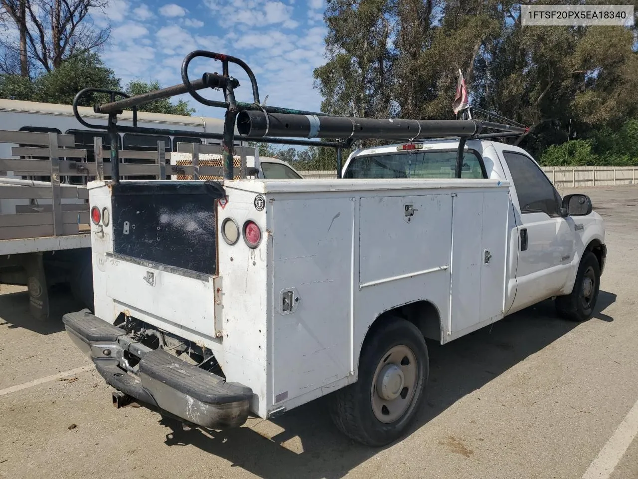 2005 Ford F250 Super Duty VIN: 1FTSF20PX5EA18340 Lot: 70342024