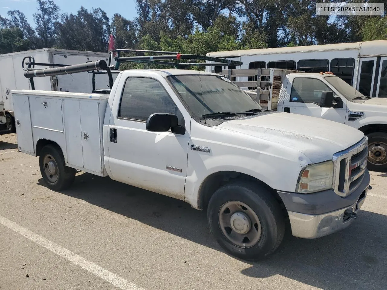 2005 Ford F250 Super Duty VIN: 1FTSF20PX5EA18340 Lot: 70342024