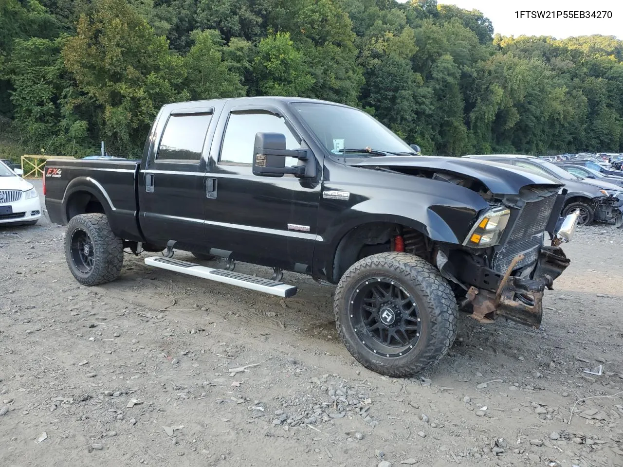 2005 Ford F250 Super Duty VIN: 1FTSW21P55EB34270 Lot: 71018474