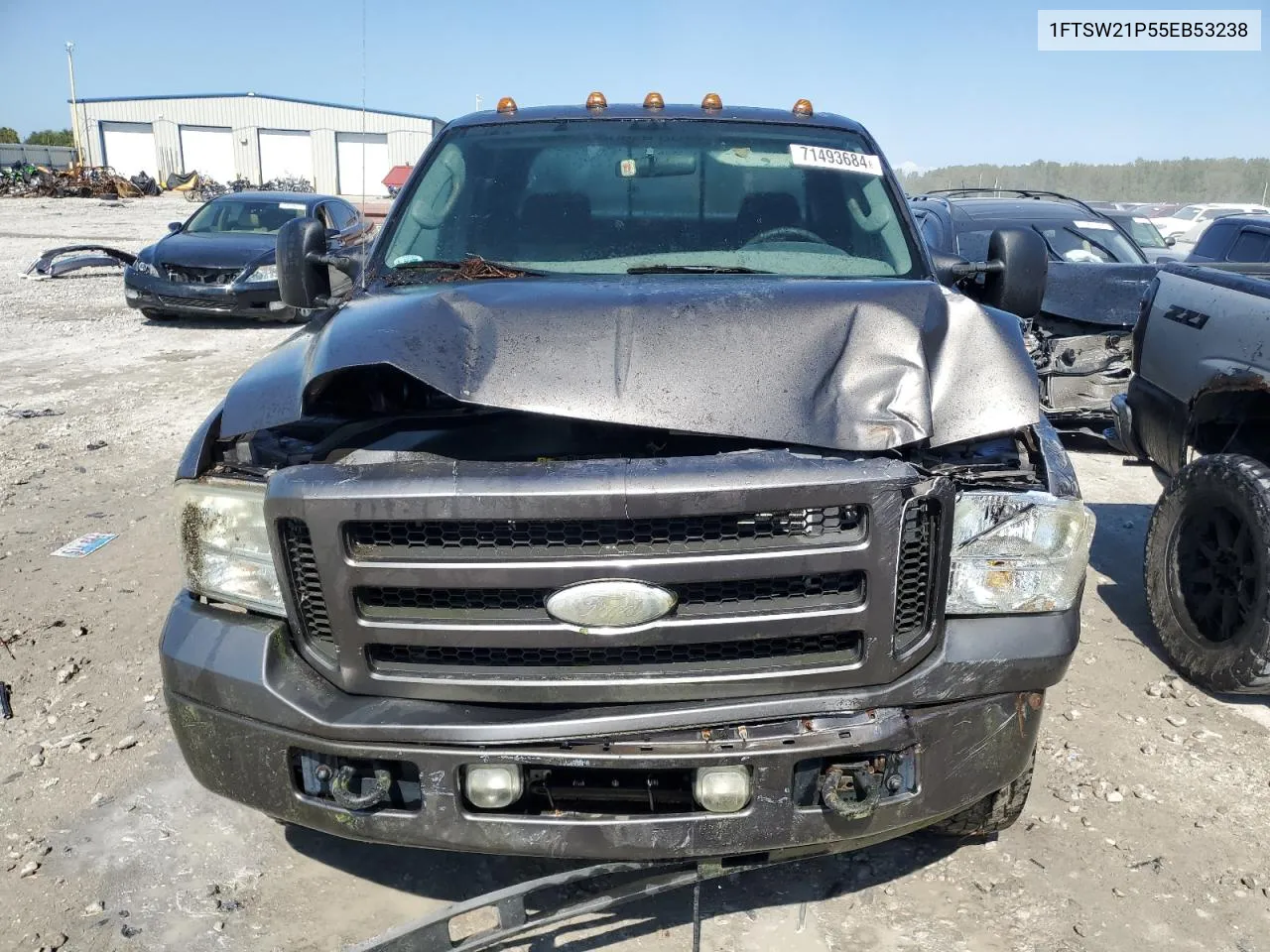 2005 Ford F250 Super Duty VIN: 1FTSW21P55EB53238 Lot: 71493684