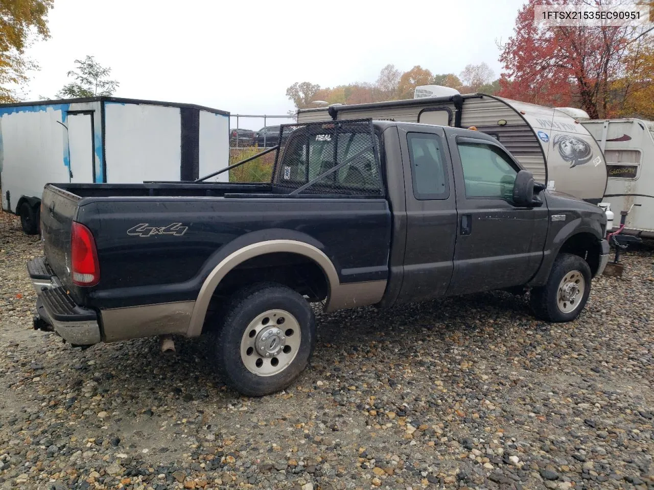 2005 Ford F250 Super Duty VIN: 1FTSX21535EC90951 Lot: 75930604