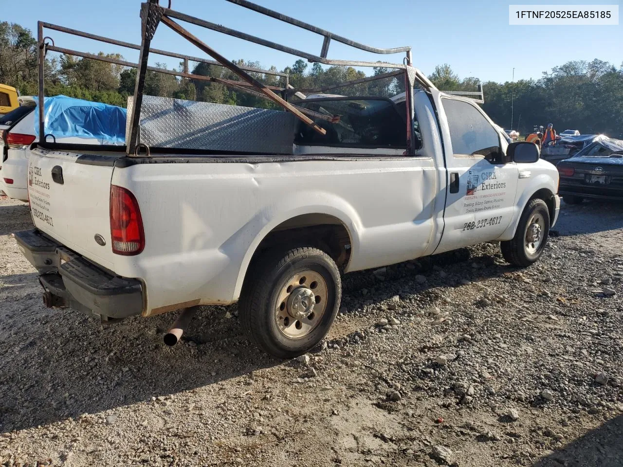 2005 Ford F250 Super Duty VIN: 1FTNF20525EA85185 Lot: 75959404