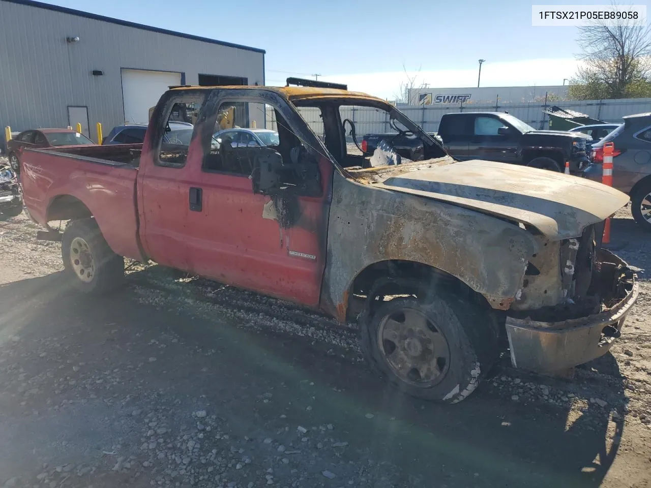 2005 Ford F250 Super Duty VIN: 1FTSX21P05EB89058 Lot: 79013304