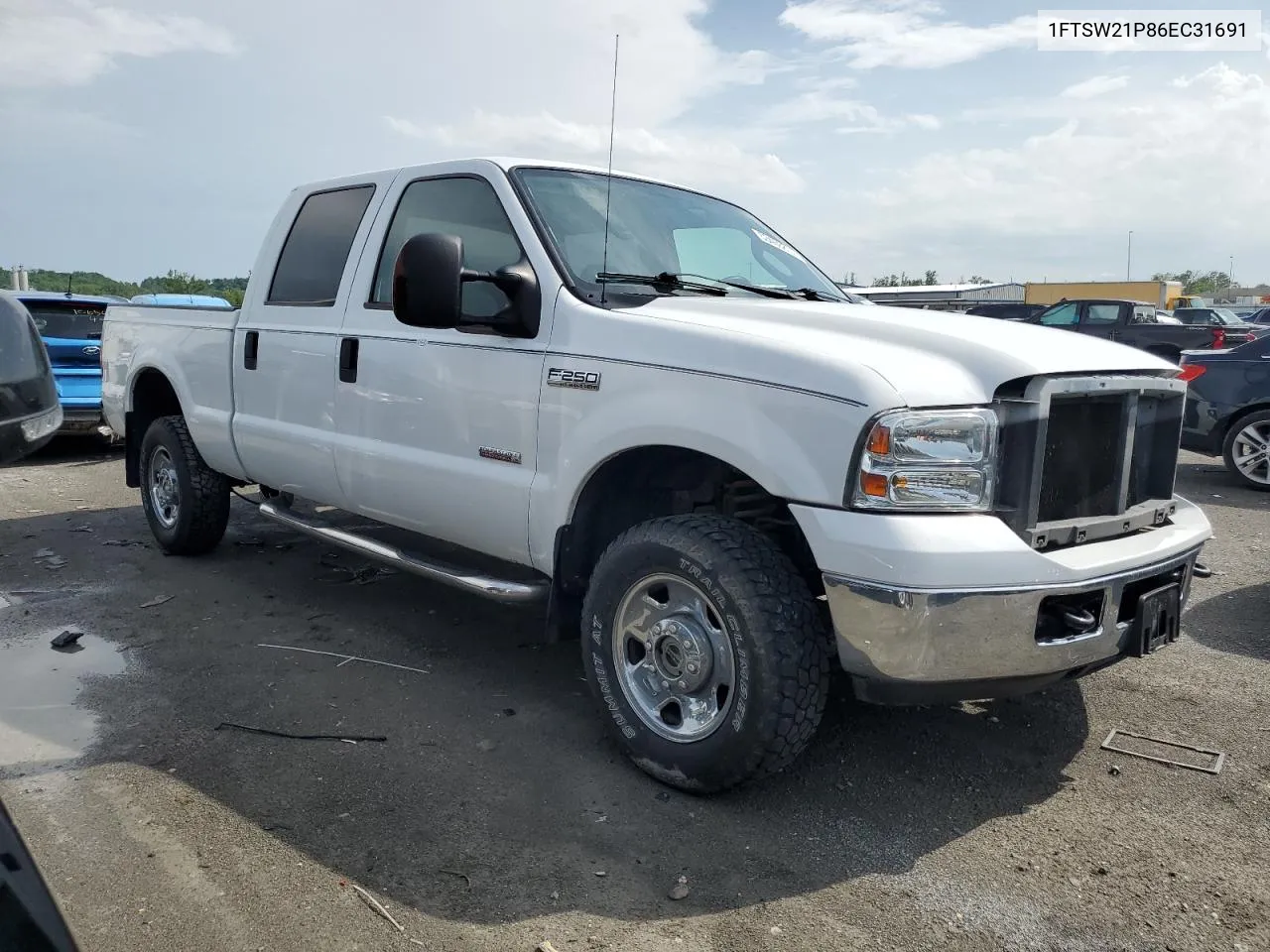 2006 Ford F250 Super Duty VIN: 1FTSW21P86EC31691 Lot: 53408874