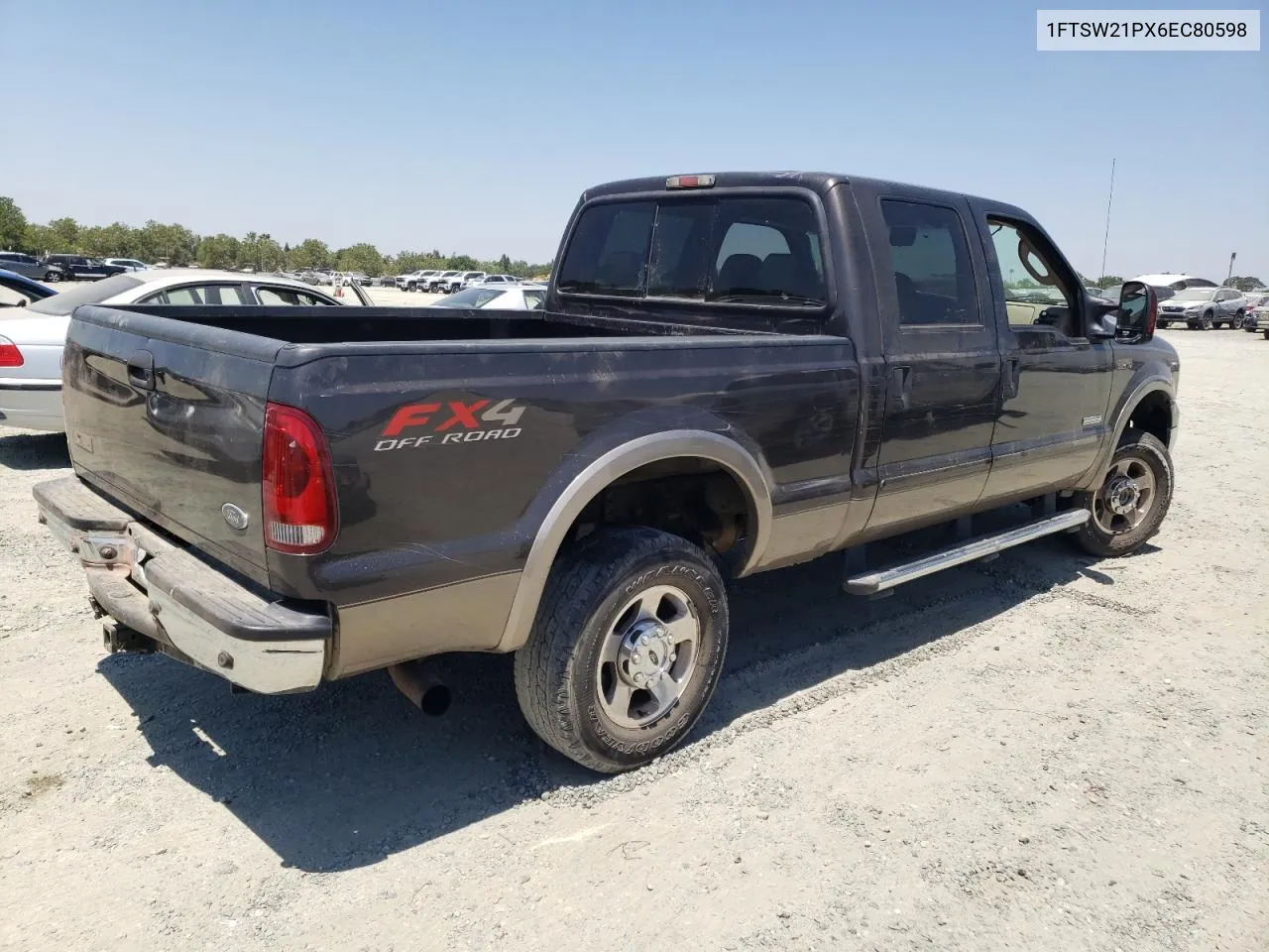 2006 Ford F250 Super Duty VIN: 1FTSW21PX6EC80598 Lot: 60127054