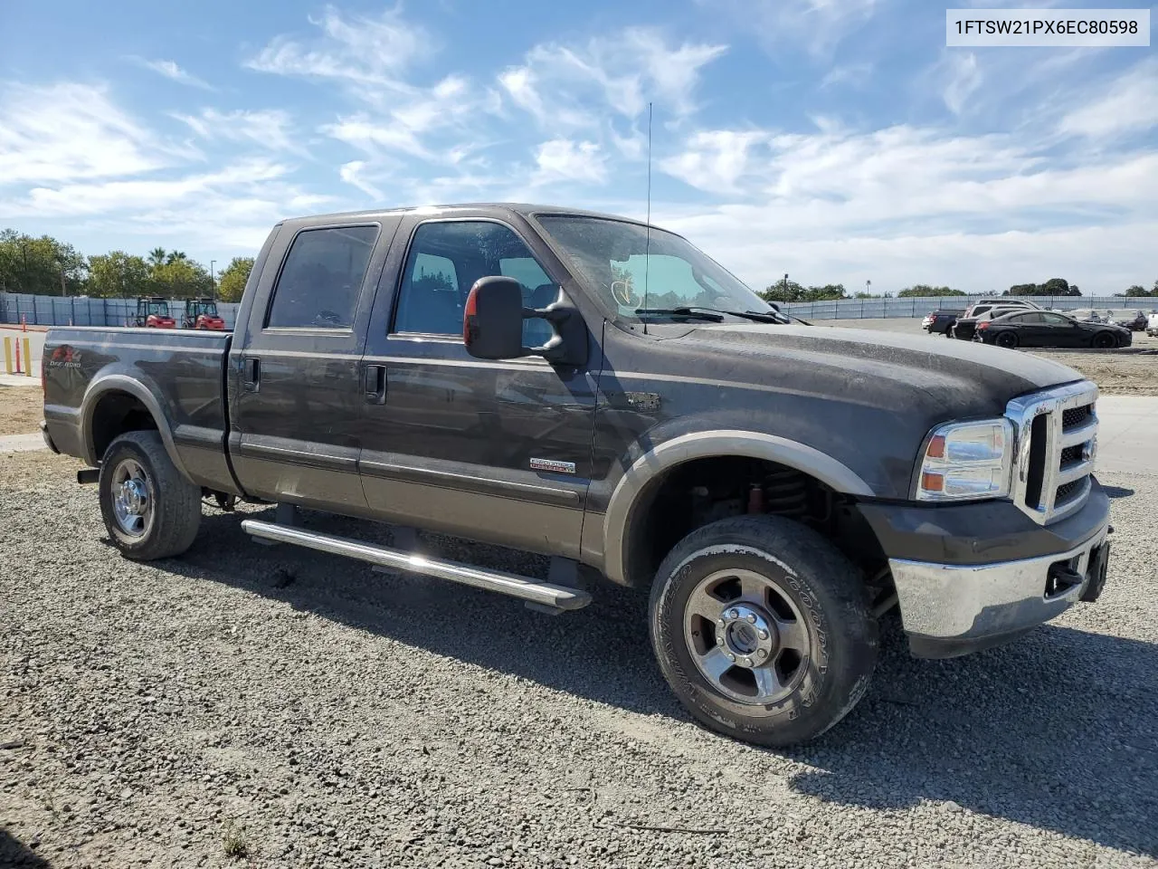 2006 Ford F250 Super Duty VIN: 1FTSW21PX6EC80598 Lot: 60127054