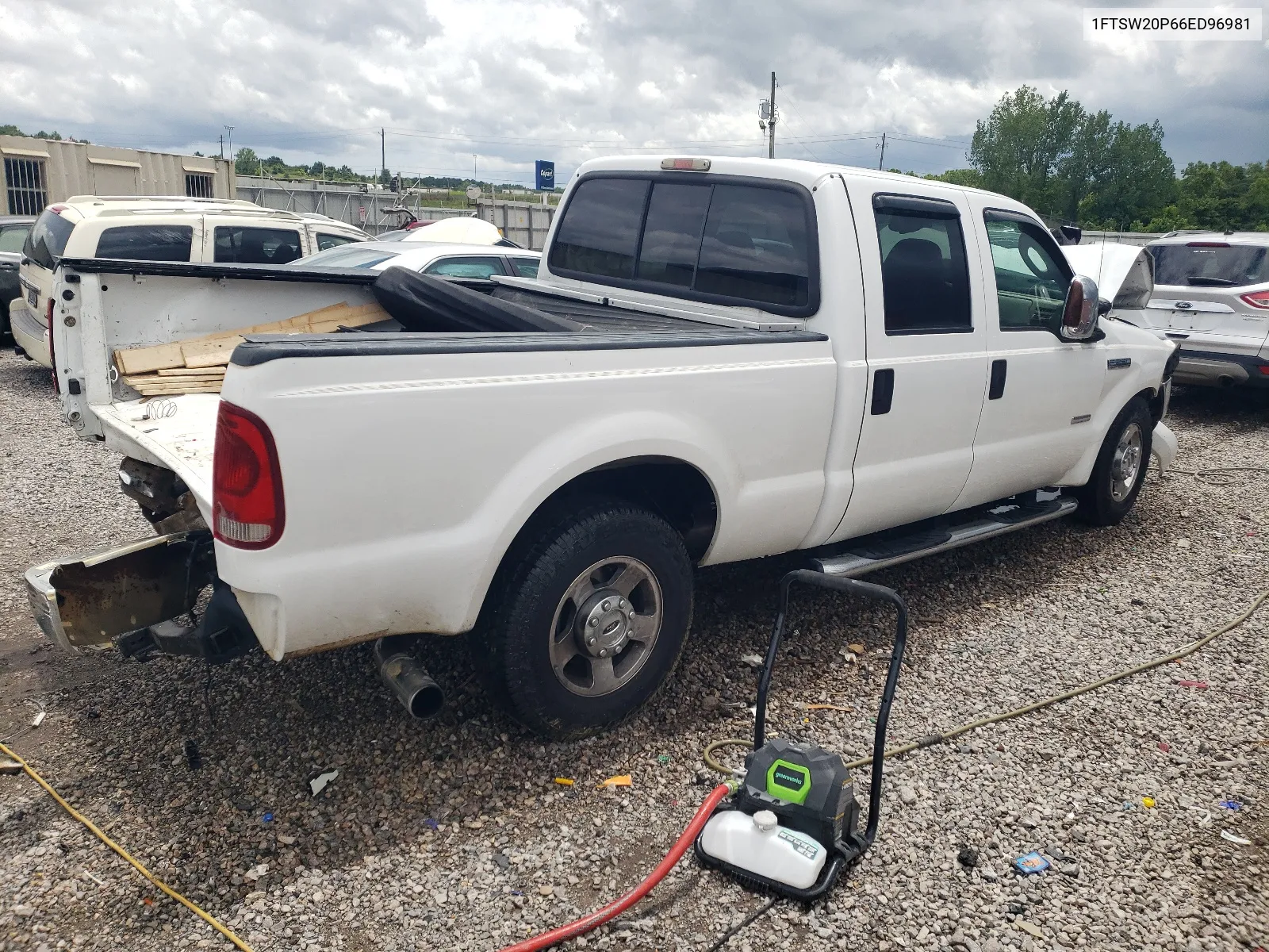 2006 Ford F250 Super Duty VIN: 1FTSW20P66ED96981 Lot: 62476464