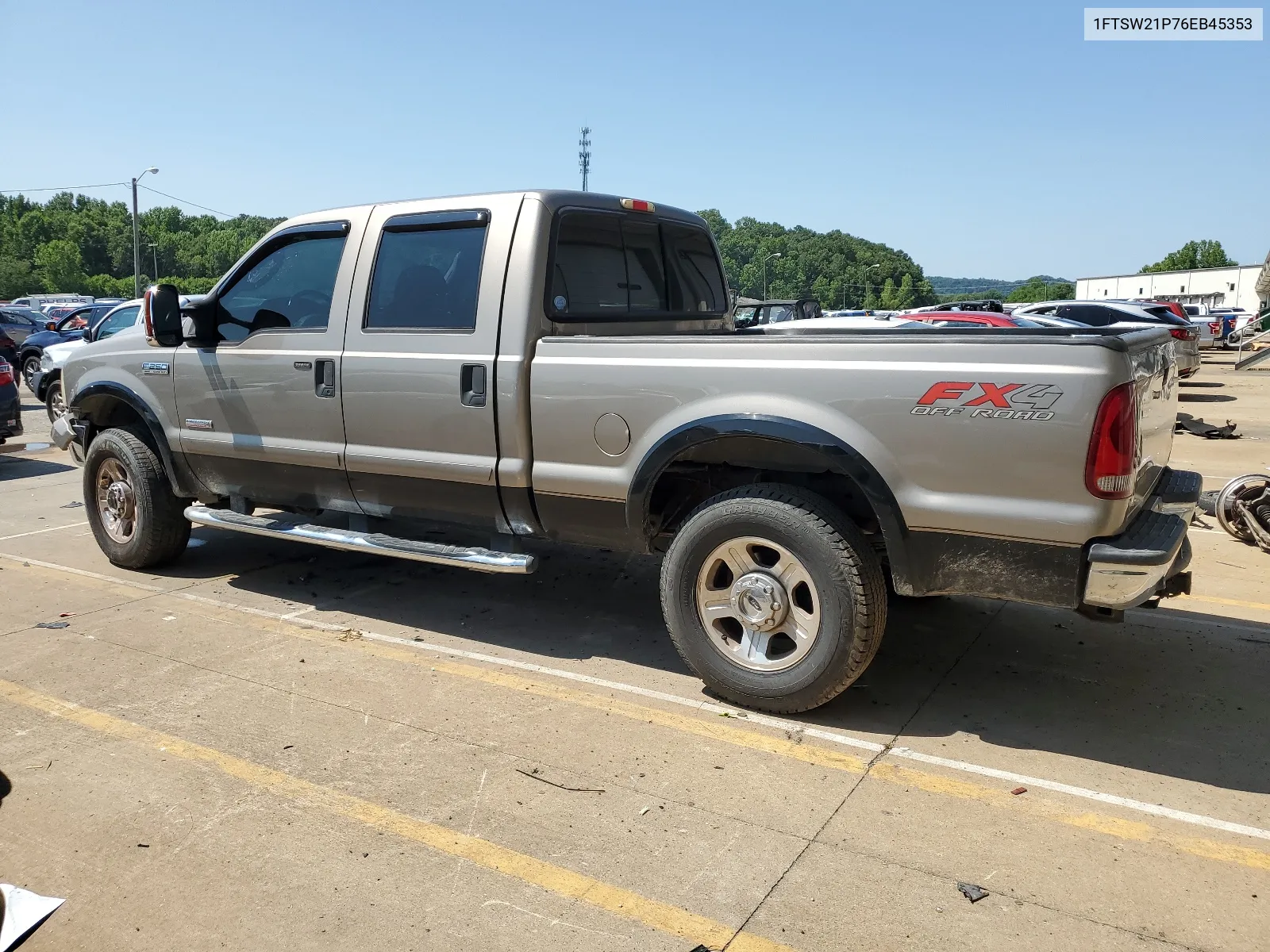 2006 Ford F250 Super Duty VIN: 1FTSW21P76EB45353 Lot: 63620484