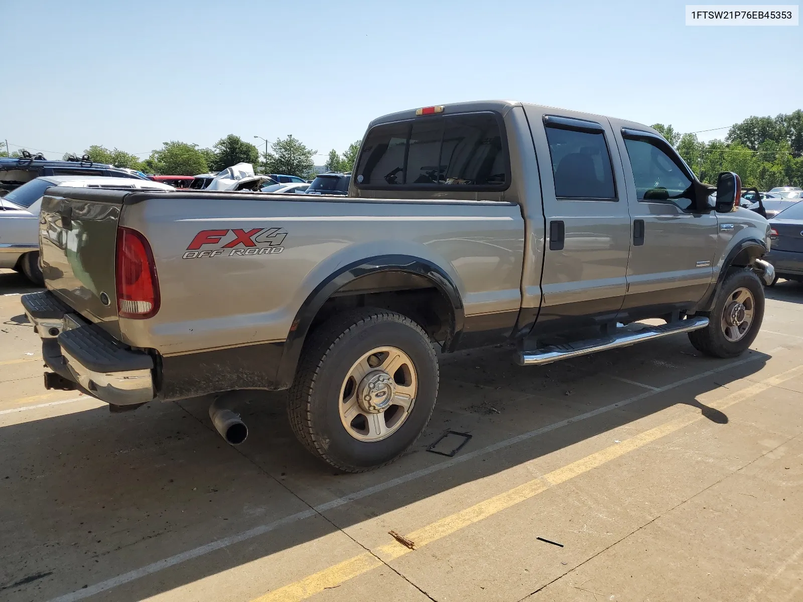 2006 Ford F250 Super Duty VIN: 1FTSW21P76EB45353 Lot: 63620484