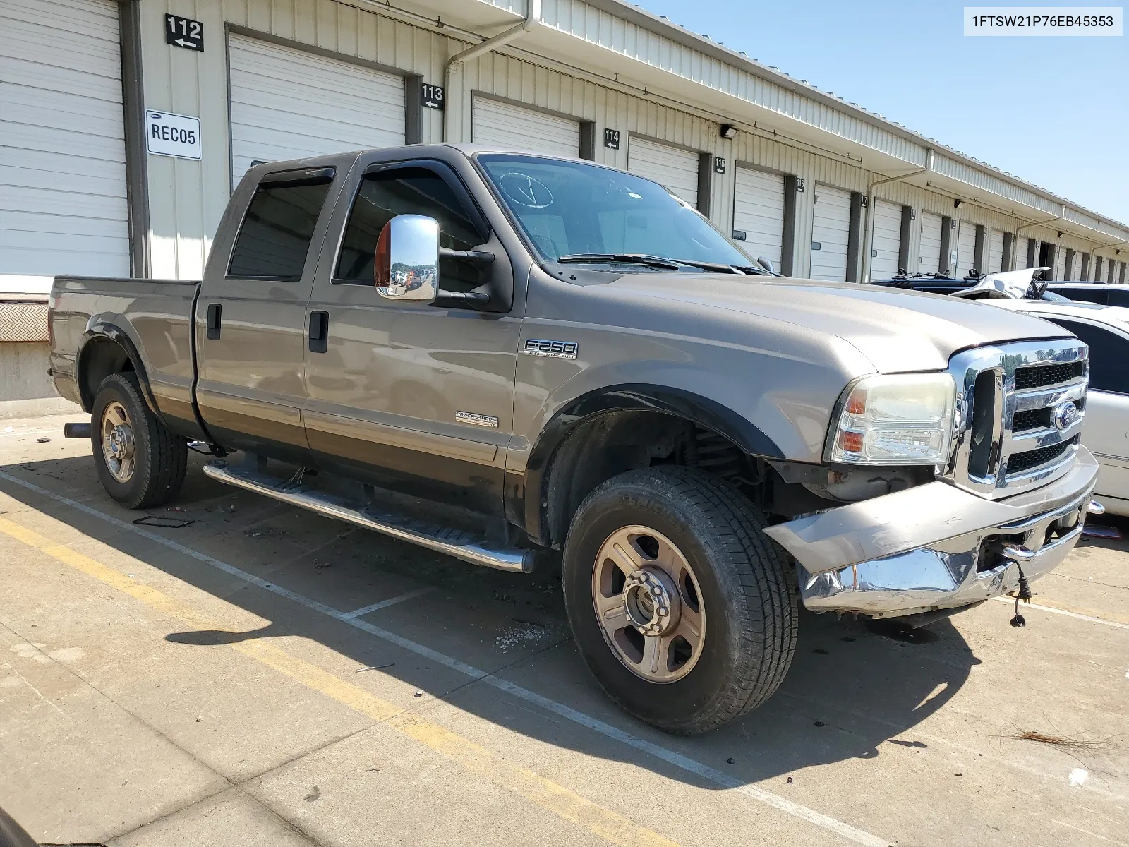 2006 Ford F250 Super Duty VIN: 1FTSW21P76EB45353 Lot: 63620484