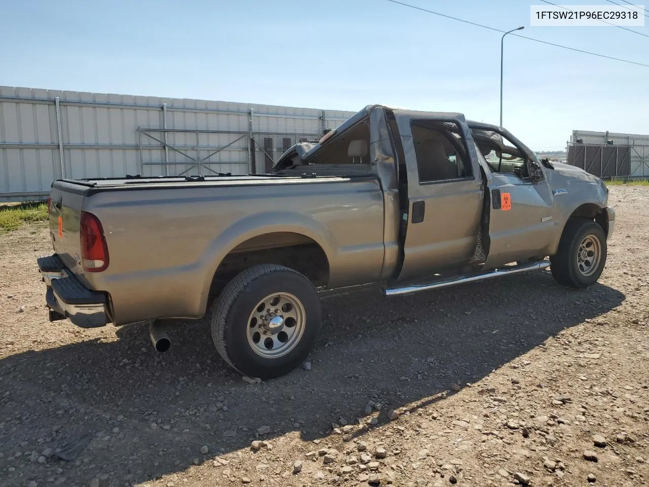 2006 Ford F250 Super Duty VIN: 1FTSW21P96EC29318 Lot: 65536384