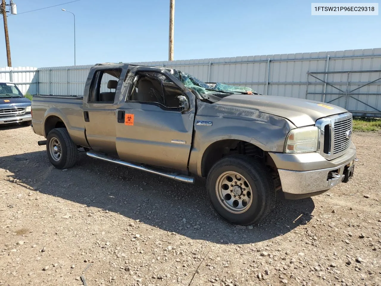 2006 Ford F250 Super Duty VIN: 1FTSW21P96EC29318 Lot: 65536384