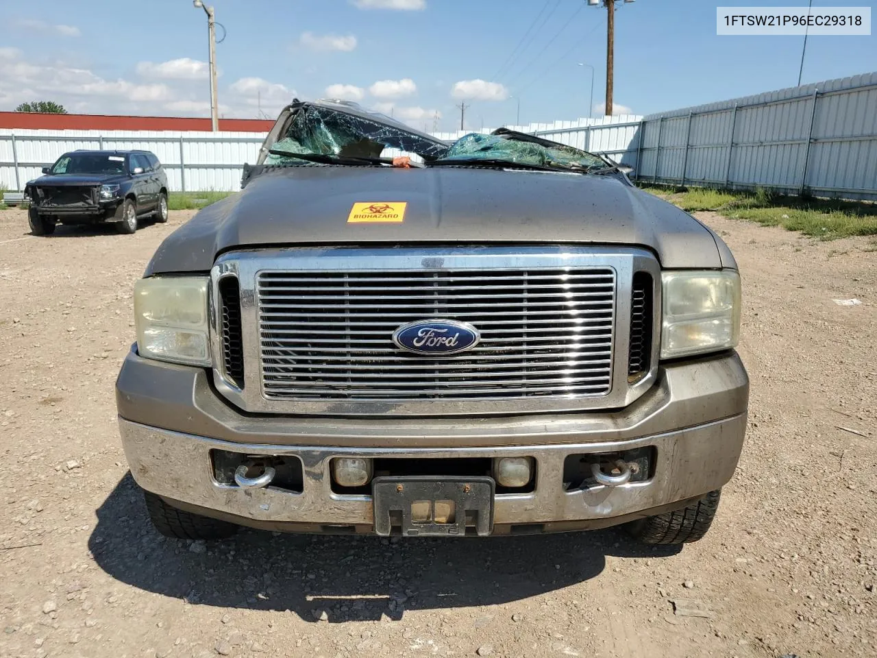 2006 Ford F250 Super Duty VIN: 1FTSW21P96EC29318 Lot: 65536384