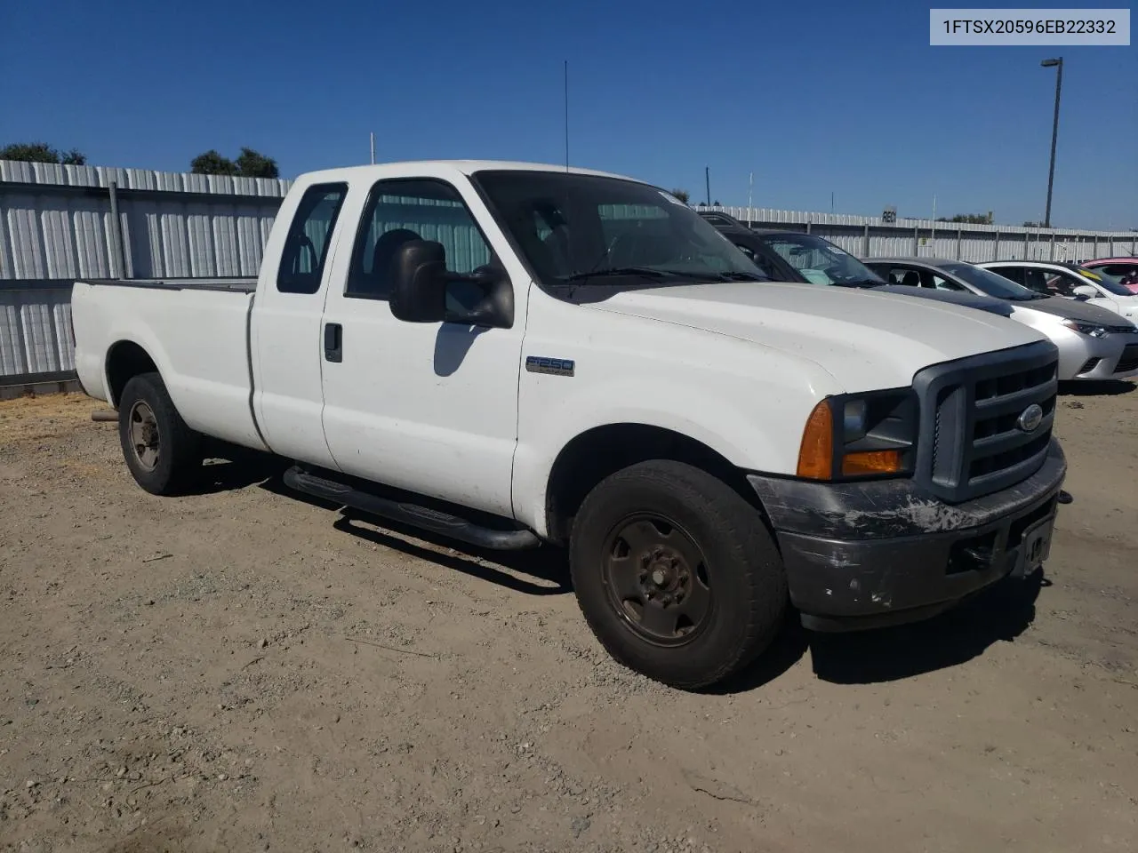 2006 Ford F250 Super Duty VIN: 1FTSX20596EB22332 Lot: 67572084