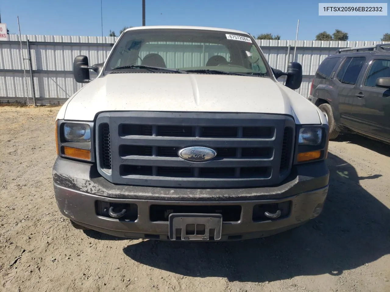 2006 Ford F250 Super Duty VIN: 1FTSX20596EB22332 Lot: 67572084