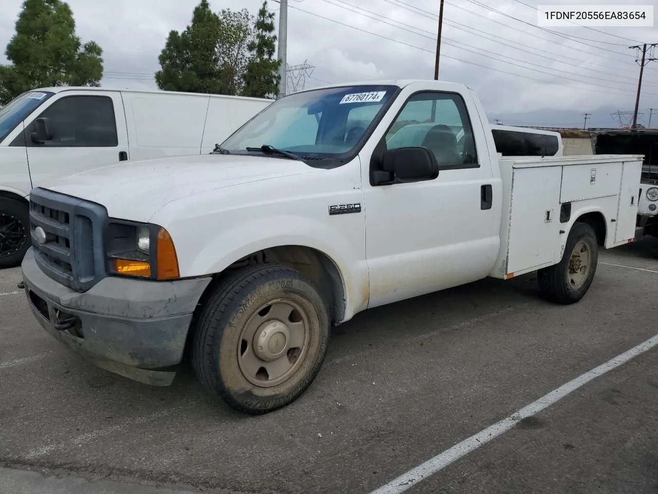 2006 Ford F250 Super Duty VIN: 1FDNF20556EA83654 Lot: 67760174