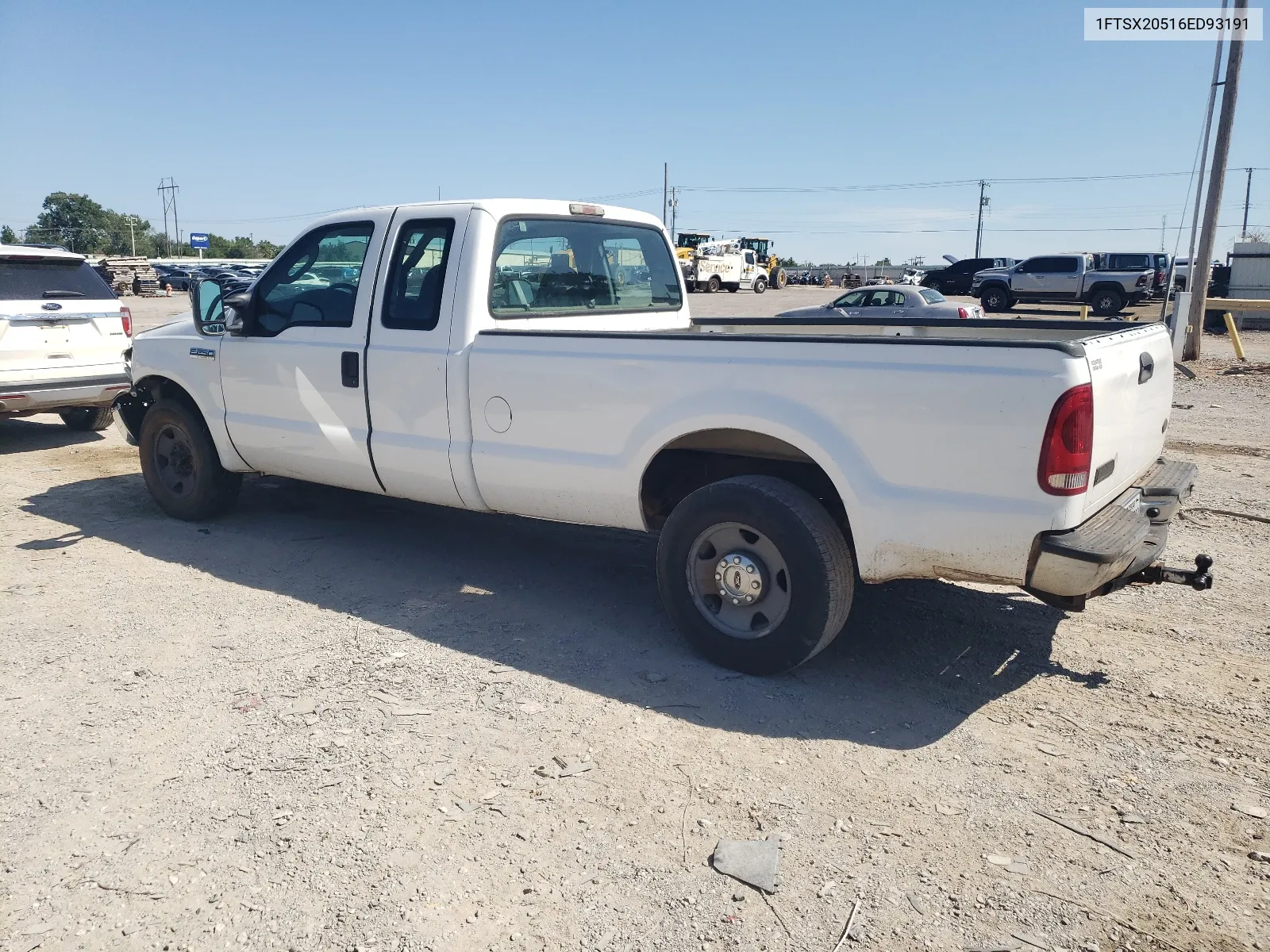 2006 Ford F250 Super Duty VIN: 1FTSX20516ED93191 Lot: 68000724