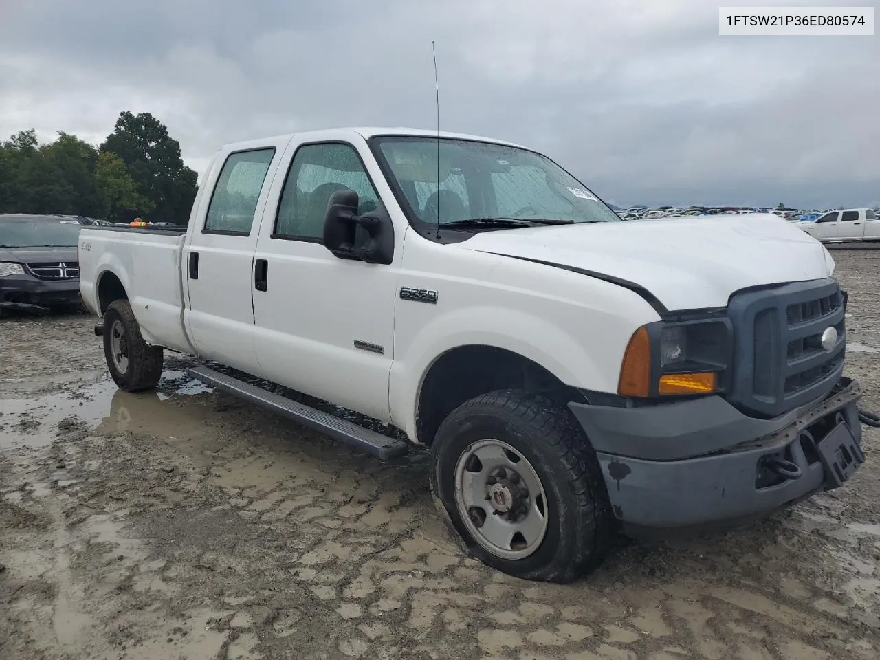 2006 Ford F250 Super Duty VIN: 1FTSW21P36ED80574 Lot: 72011684