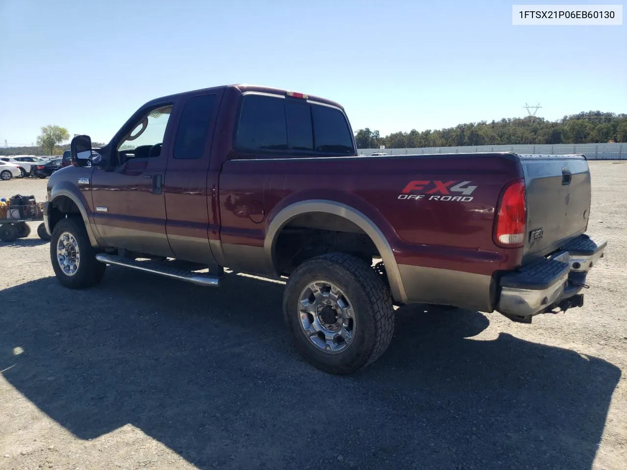 2006 Ford F250 Super Duty VIN: 1FTSX21P06EB60130 Lot: 72185104