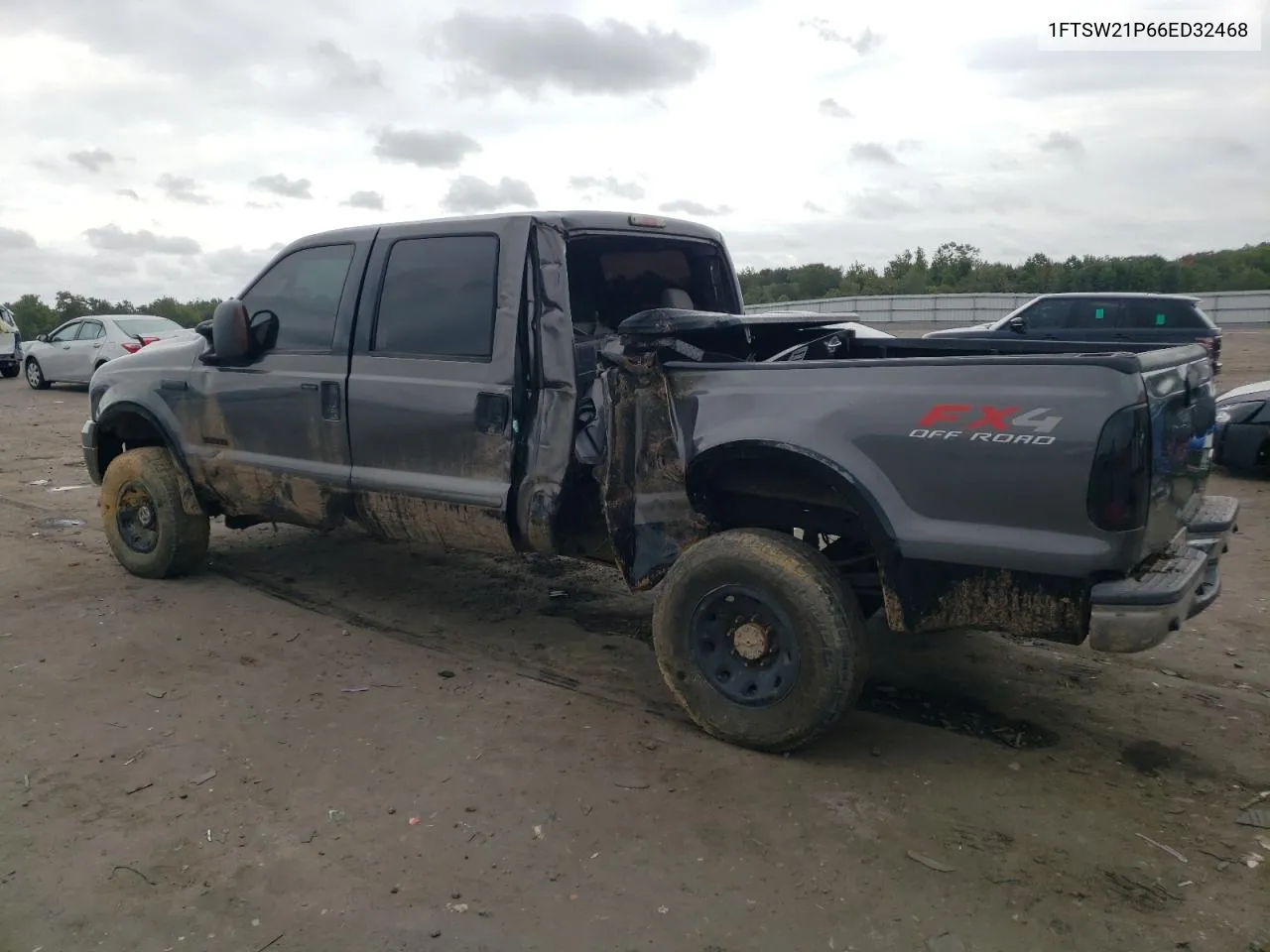 2006 Ford F250 Super Duty VIN: 1FTSW21P66ED32468 Lot: 72513264