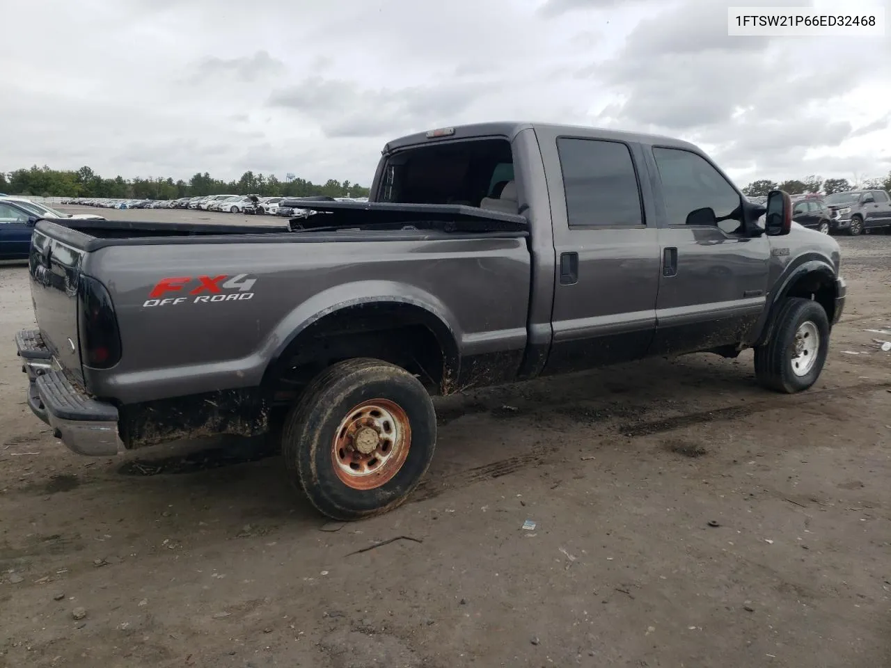 2006 Ford F250 Super Duty VIN: 1FTSW21P66ED32468 Lot: 72513264