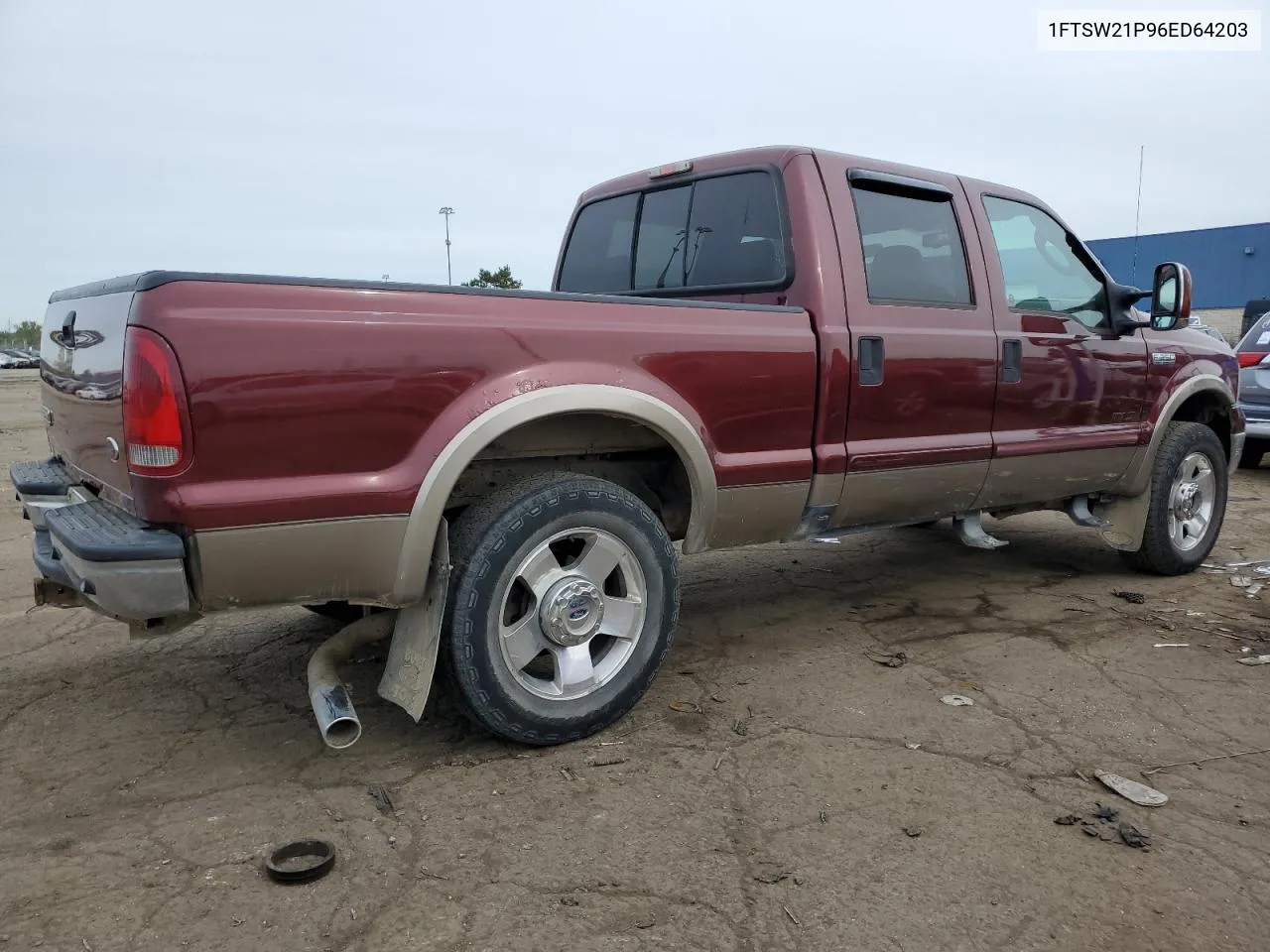 2006 Ford F250 Super Duty VIN: 1FTSW21P96ED64203 Lot: 73116464