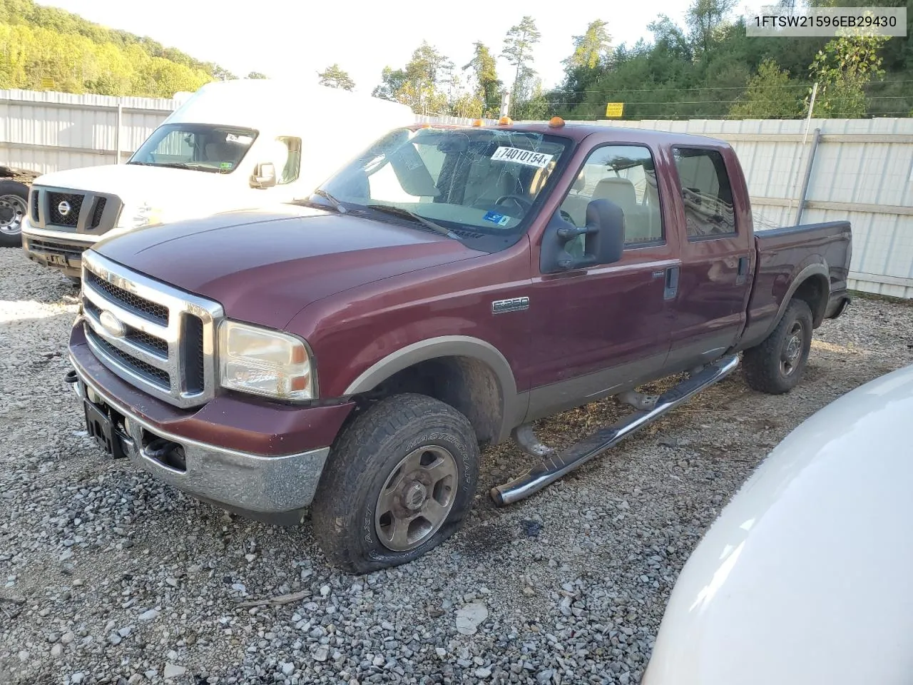 1FTSW21596EB29430 2006 Ford F250 Super Duty