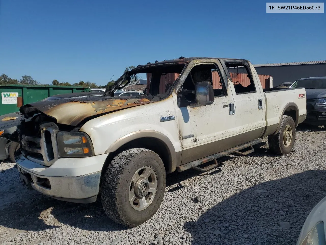 2006 Ford F250 Super Duty VIN: 1FTSW21P46ED56073 Lot: 75378874