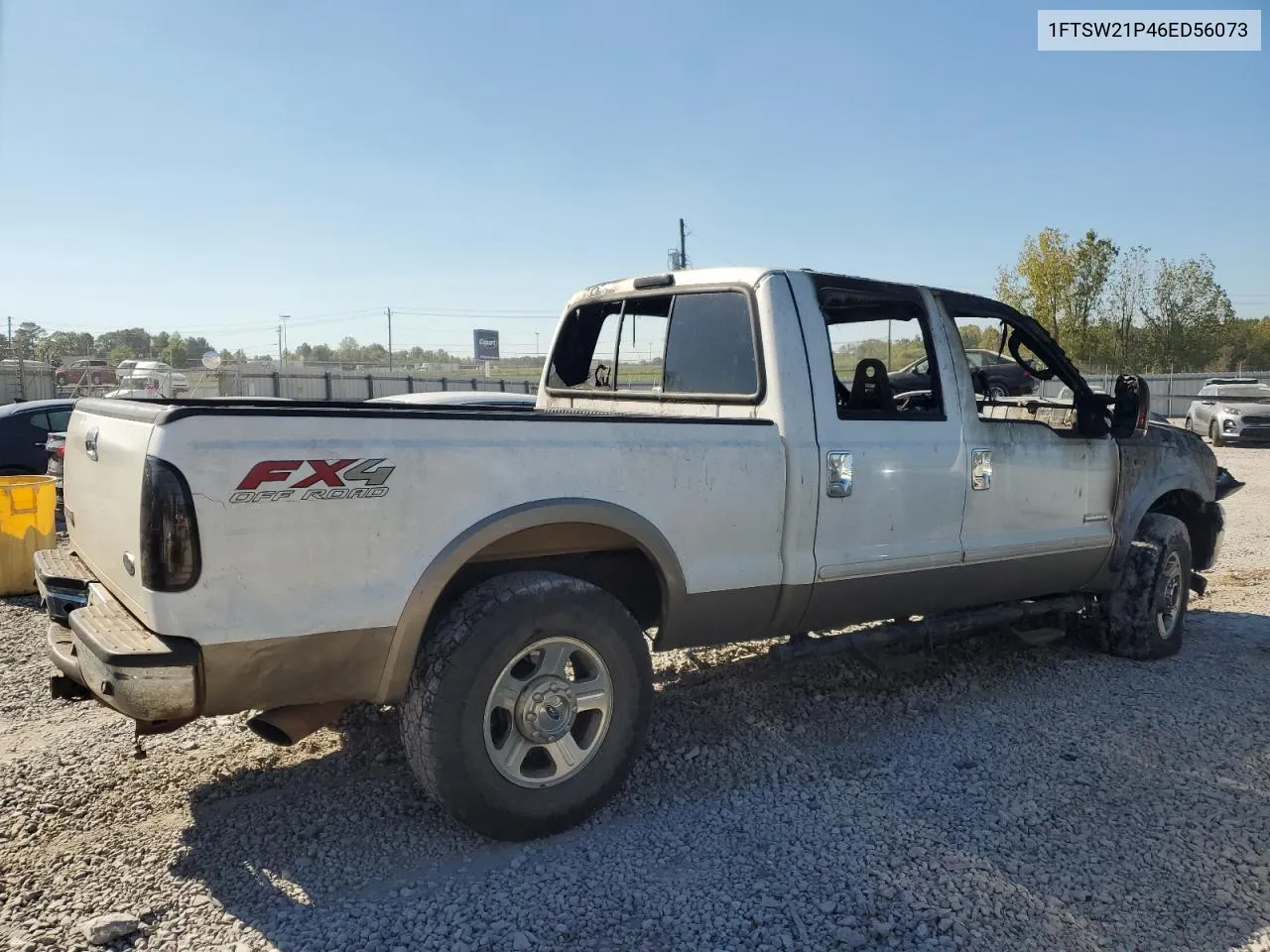 2006 Ford F250 Super Duty VIN: 1FTSW21P46ED56073 Lot: 75378874