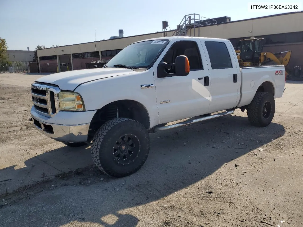 2006 Ford F250 Super Duty VIN: 1FTSW21P86EA63342 Lot: 76046974