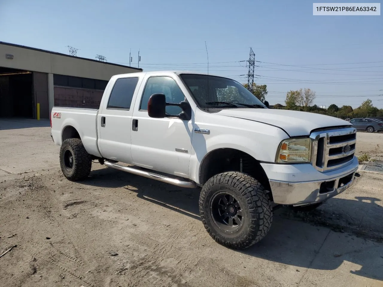 1FTSW21P86EA63342 2006 Ford F250 Super Duty