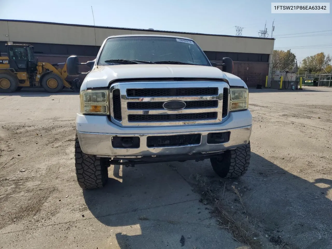 2006 Ford F250 Super Duty VIN: 1FTSW21P86EA63342 Lot: 76046974