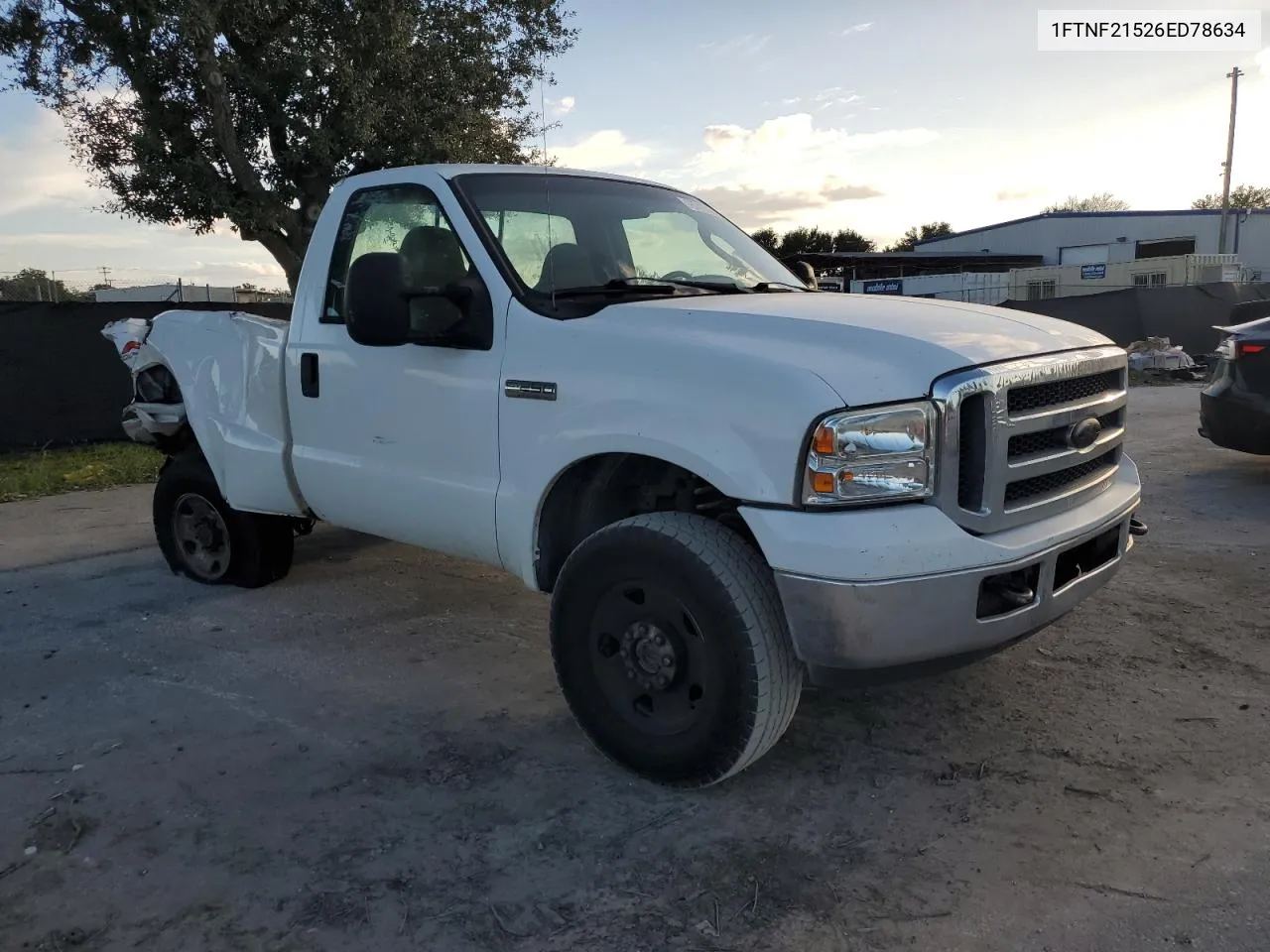 2006 Ford F250 Super Duty VIN: 1FTNF21526ED78634 Lot: 76741214