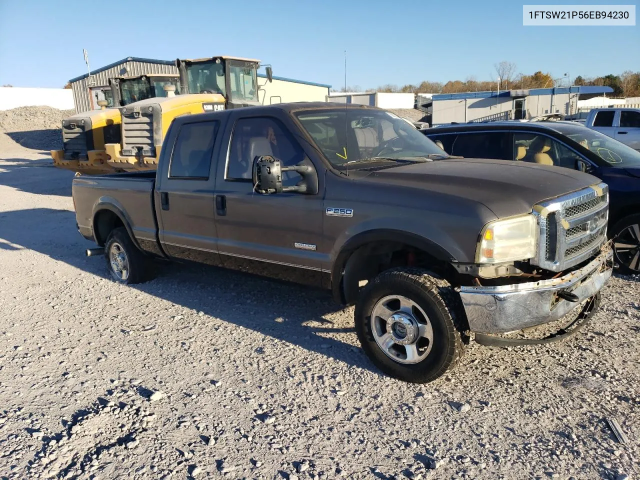 2006 Ford F250 Super Duty VIN: 1FTSW21P56EB94230 Lot: 77215754