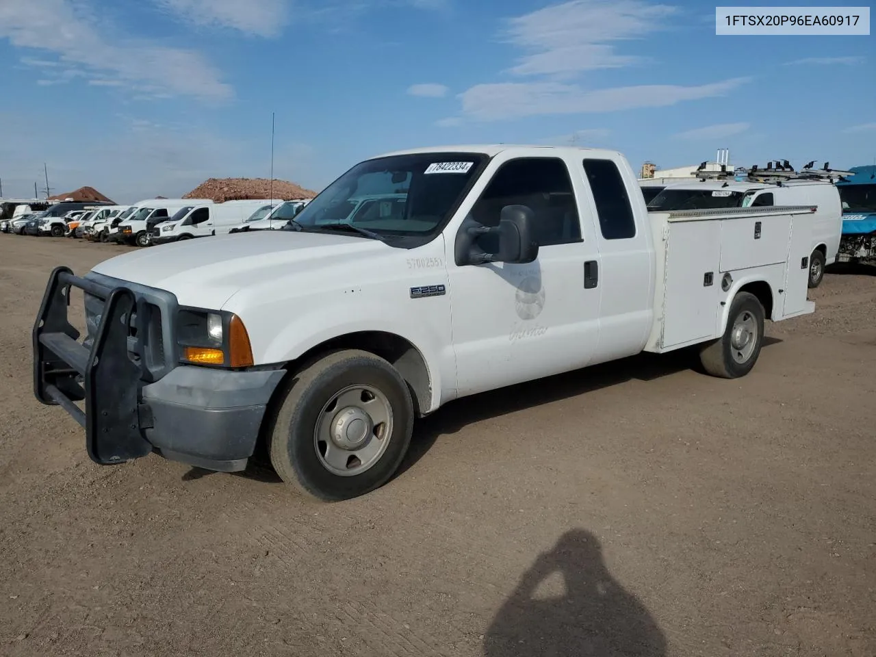 2006 Ford F250 Super Duty VIN: 1FTSX20P96EA60917 Lot: 78422334