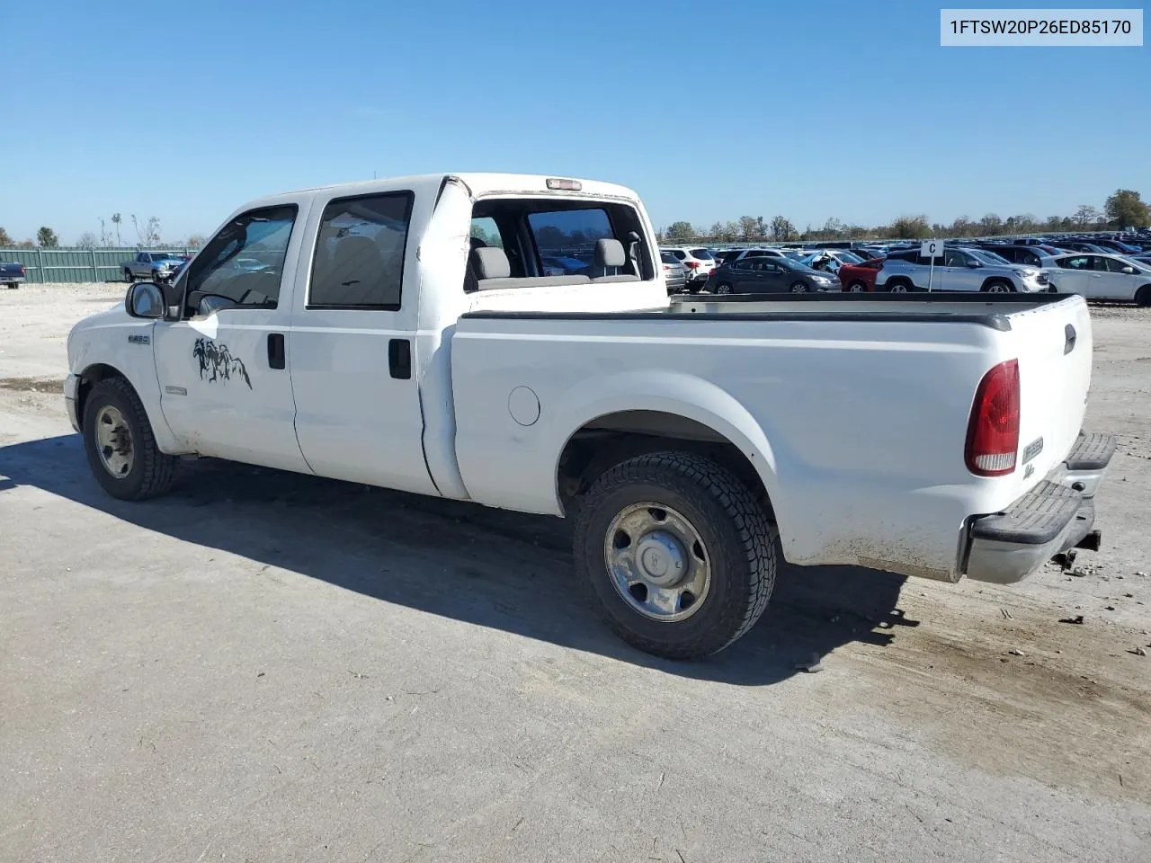 2006 Ford F250 Super Duty VIN: 1FTSW20P26ED85170 Lot: 80623354