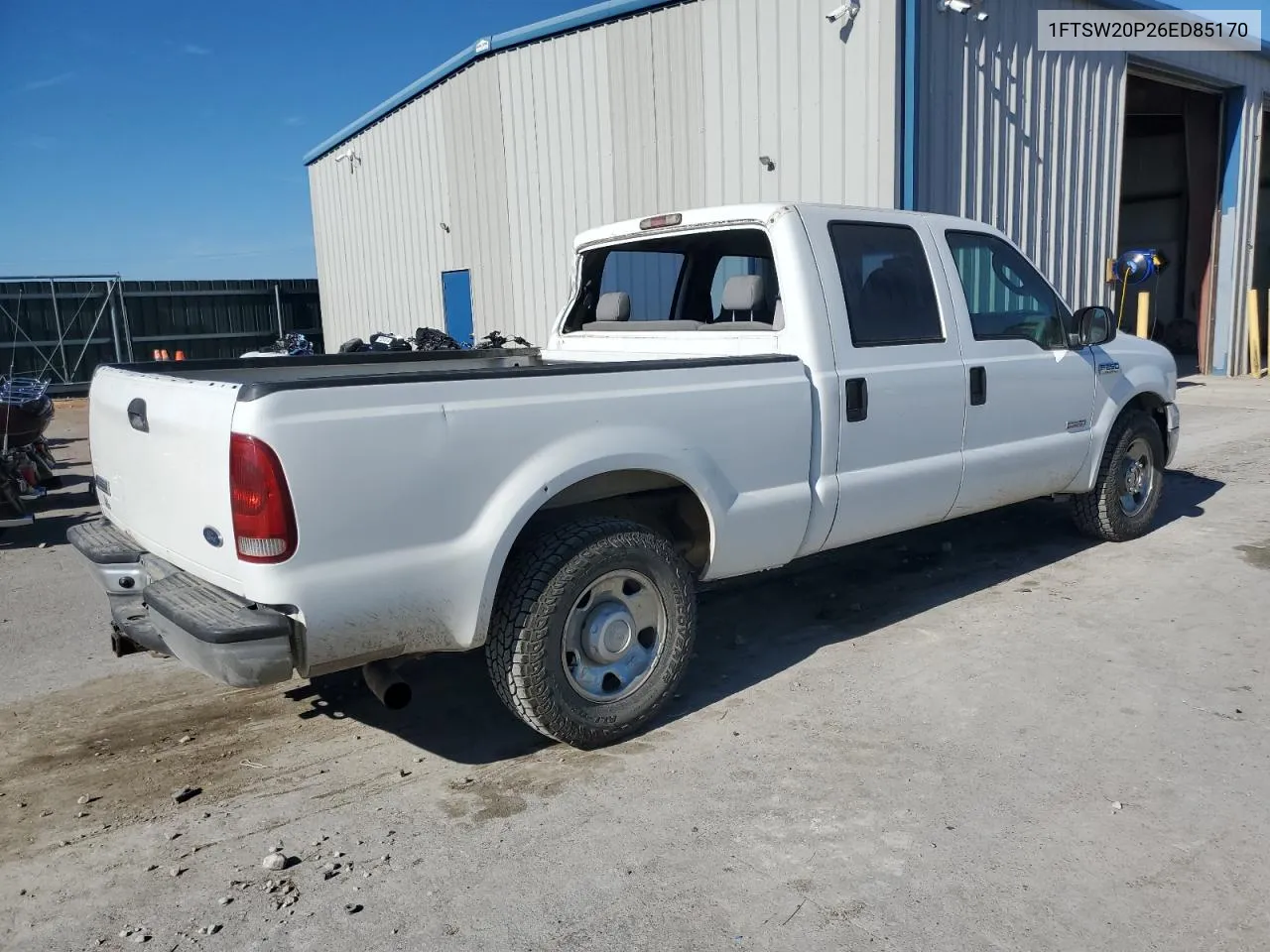 2006 Ford F250 Super Duty VIN: 1FTSW20P26ED85170 Lot: 80623354