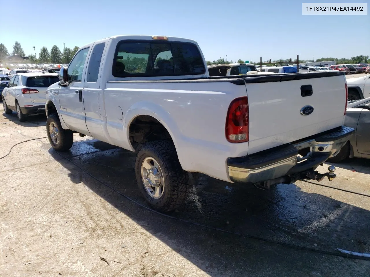 2007 Ford F250 Super Duty VIN: 1FTSX21P47EA14492 Lot: 58109894