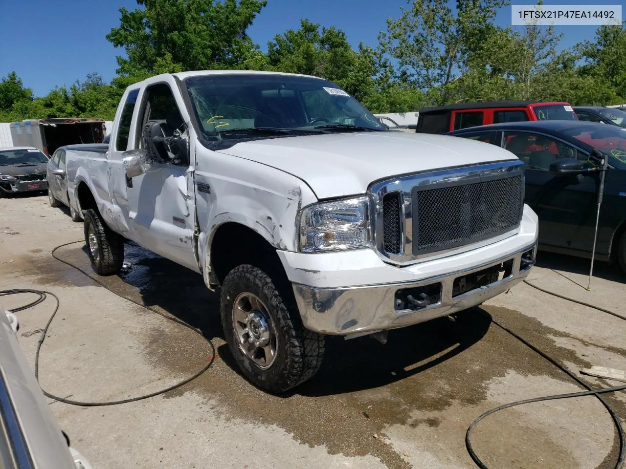 2007 Ford F250 Super Duty VIN: 1FTSX21P47EA14492 Lot: 58109894